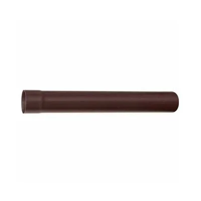Tubo in pvc marrone/grigio tondo