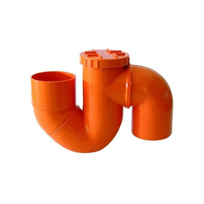 Sifone verticale chiuso in pvc