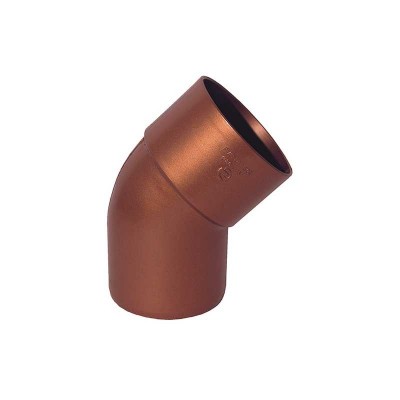 Curva tonda 45° per pluviali