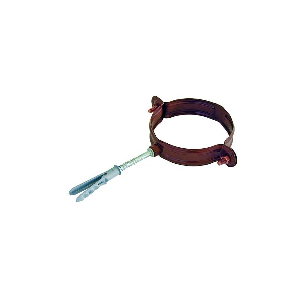 Collare reggitubo zincato verniciato (confezione da 2 pezzi)