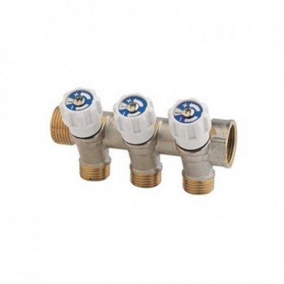 Collettore con vitone 45° a...