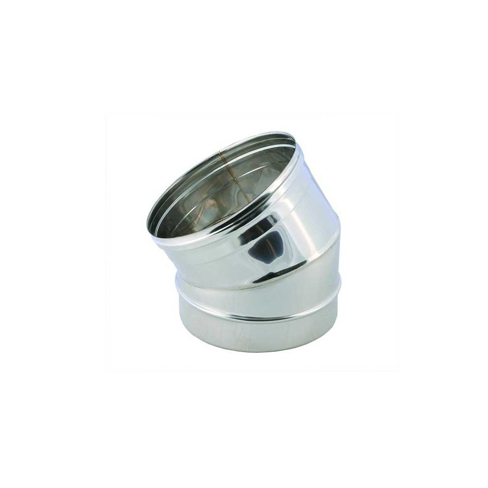 Curva inox 45°