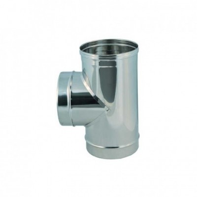 Raccordo inox a "t" 90°...