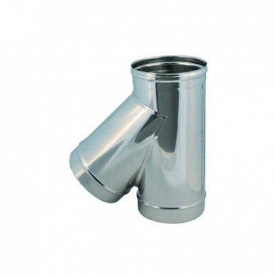Raccordo inox braga a 135°