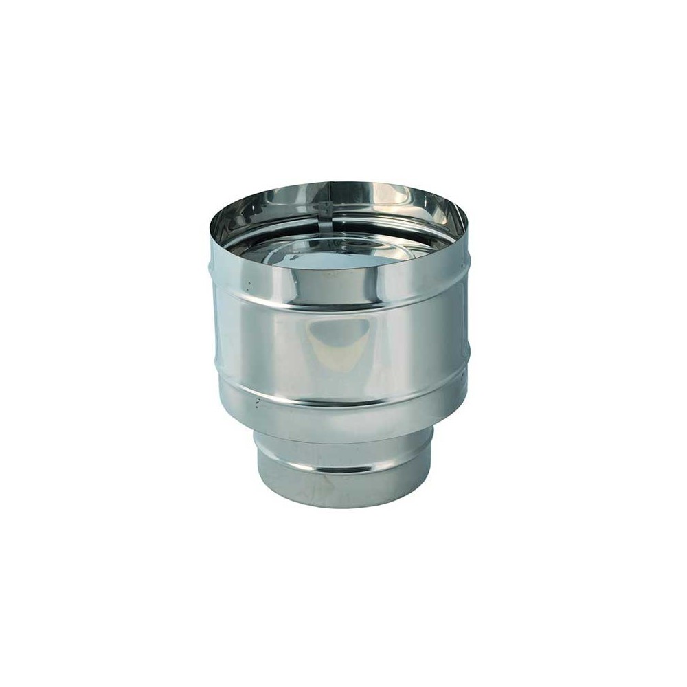 Fumaiolo inox quattro venti base tonda maschio