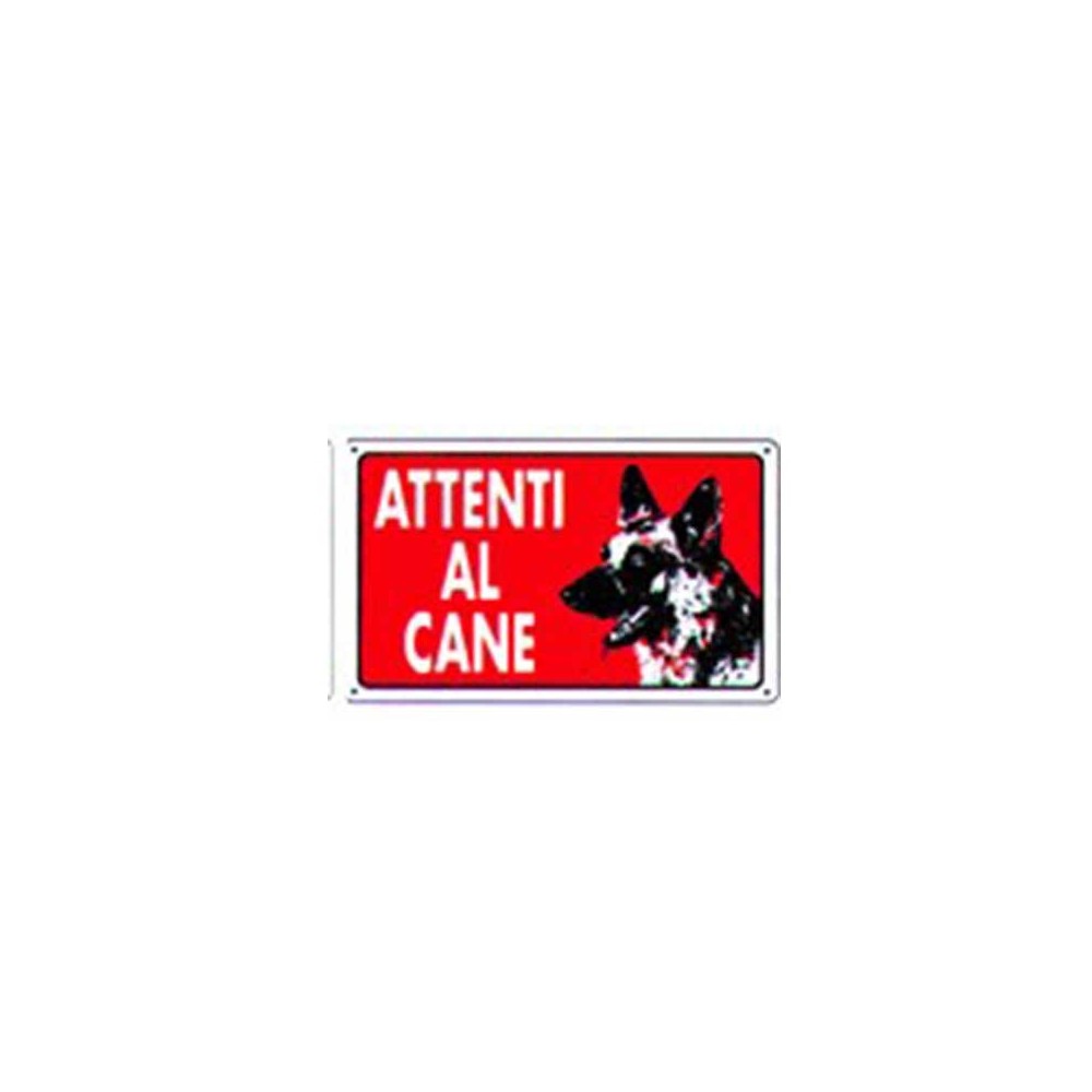 Cartello attenti al cane cm 20X30