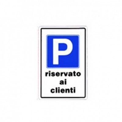 Cartello parcheggio...