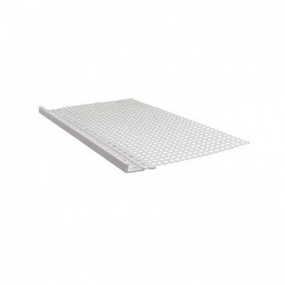 Profilo terminale in pvc con rete barra 2 metri bianco
