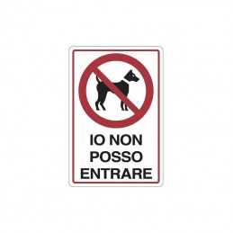 Cartello io non posso...