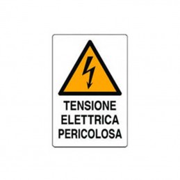 Cartello tensione elettrica...