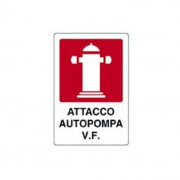 Cartello attacco pompa v.f...