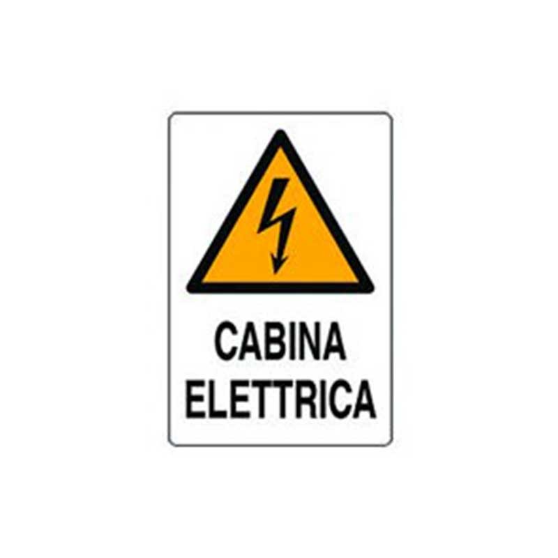 Cartello cabina elettrica cm 20X30