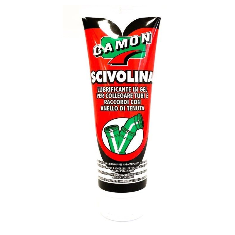 Scivolante in gel per collegamento di tubi e raccordi in polipropilene con anello di tenuta