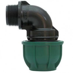 Gomito a 90° a stringere...