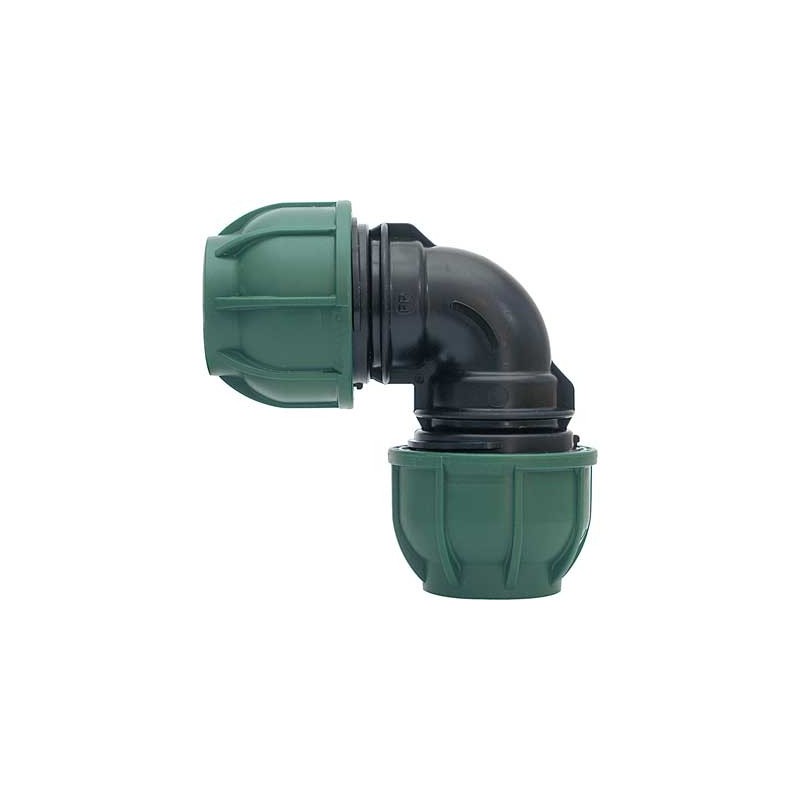 Gomito a 90° a stringere ø 32x32 mm - 10 pn