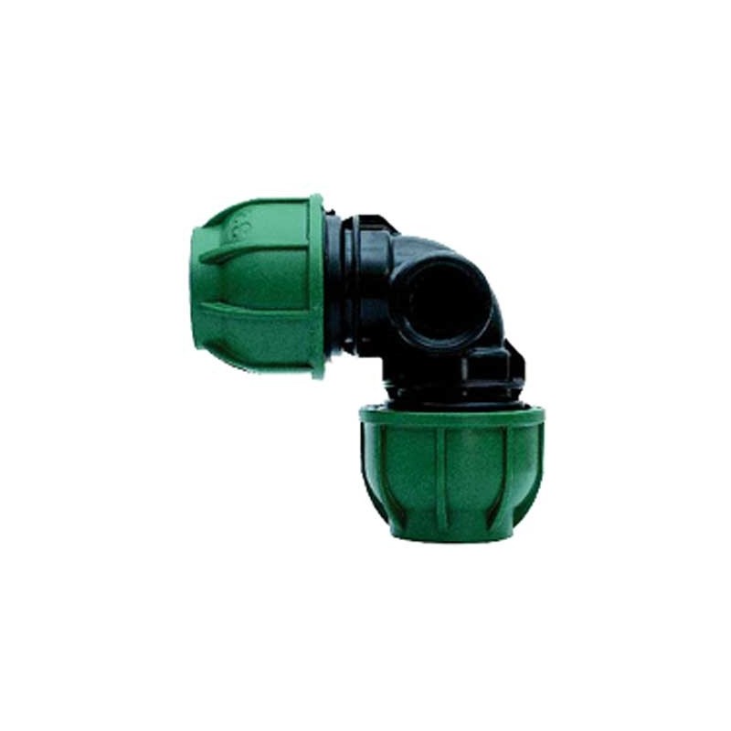 Gomito a 90° a stringere per pop-up ø 25x25x1/2" mm - 10 pn