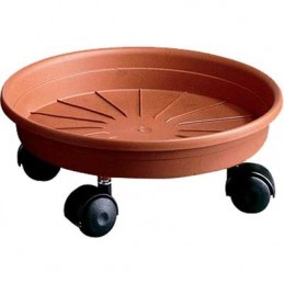 Sottovaso con ruote ø 40 cm