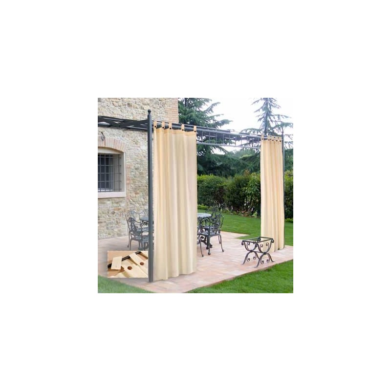 Tenda da sole per gazebo 160x270 cm - colore ecrù