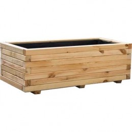 Fioriera in legno cm 84x40x35h