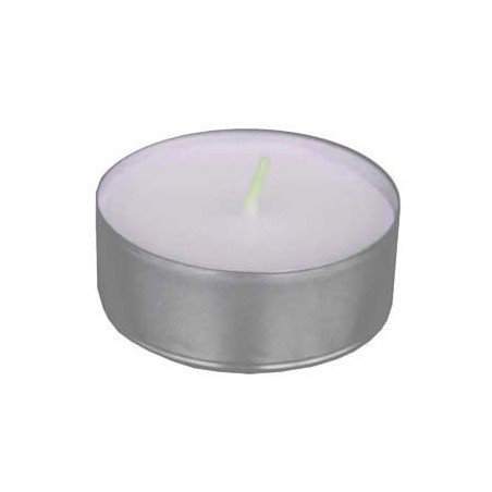 Kit mini candele bianche 'light' ø cm 3,6x1,55h - confezione 25 pezzi