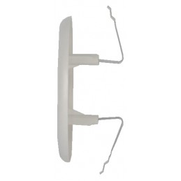 Griglia di aerazione tonda in plastica con molle (abs)