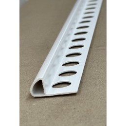 Profilo jolly proteggi angolo in pvc bianco 2,6 metri