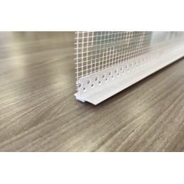 Profilo in pvc con rete per davanzale barra 2 metri - bianco