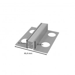 Giunto di dilatazione in alluminio 2 metri