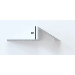 Profilo terminale a rampa in alluminio 2,5 metri