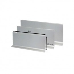 Battiscopa in alluminio 2 metri