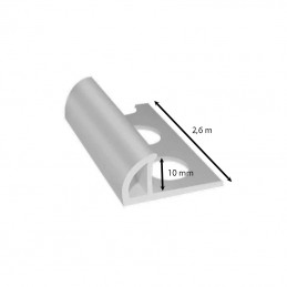 Profilo jolly proteggiangolo in pvc 8/10mm barra 2.6 m