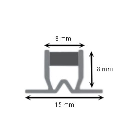 Giunto di dilatazione in plastica 2 metri
