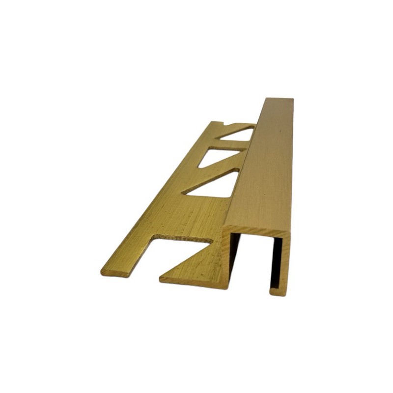 Profilo jolly quadro 10 mm in ottone 2,5 m