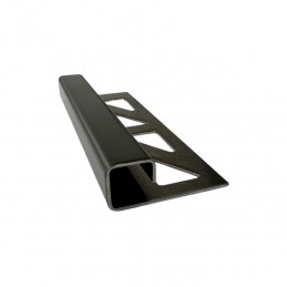 Profilo jolly quadro in acciaio nero opaco 2,5 metri