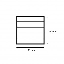 Griglia di aerazione quadrata / rettangolare in rame con retina