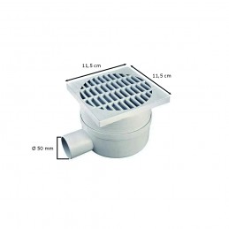 Chiusino telescopico sifonato in pp con scarico laterale