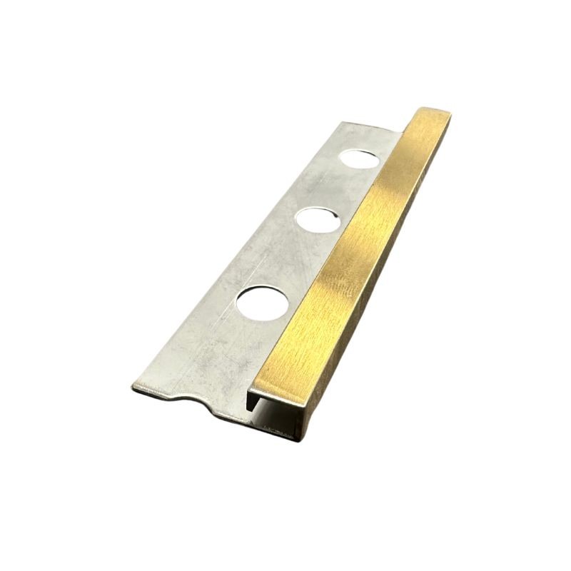 Profilo Quadro in Acciaio Oro / Oro Rosa - Barra da 2,7 metri