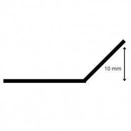 Profilo Angolare SLIM in Acciaio - Barra da 2,7 metri