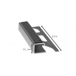 Profilo Quadro in Acciaio INOX AISI 316 - Barra da 2,7 metri