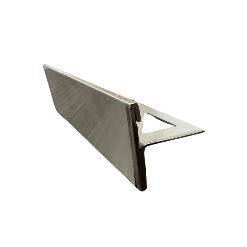 Profilo Bordo Piastrella a "T" in Acciaio - Barra da 2,7 metri