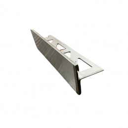Profilo Bordo Piastrella a "T" in Acciaio - Barra da 2,7 metri