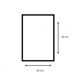 Cartello alta tensione cm 20X30