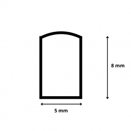 Listello Glamour Soft - barra 2 metri