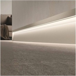 Battiscopa Led in Alluminio - Barra da 2,5 metri