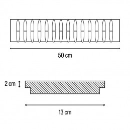 Griglia per Canaletta TOP in Plastica Rinforzata (sistema di drenaggio en 1433)