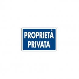 Cartello proprietà privata...