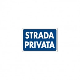 Cartello strada privata cm...