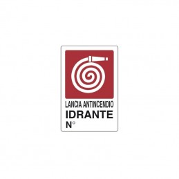 Cartello lancia antincendio...