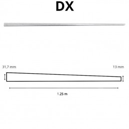 Profilo Doccia Pavimento per Piatto Doccia - Barra da 1,25 metri