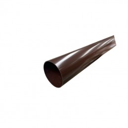 Tubo Pluviale "PLUVIA" in polimglass marrone con Manicotto